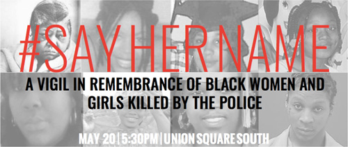 SayHerName Vigil